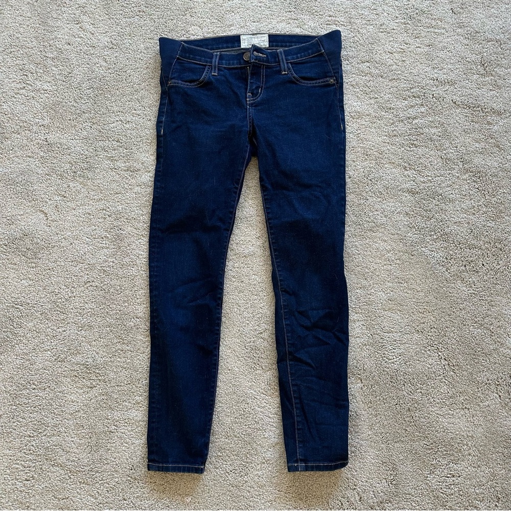 Hatch Current/Elliott Maternity skinny jeans, dark denim, size 25